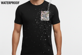 Waterproof Premium Fabric T-Shirt Black