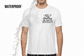 Waterproof Premium Fabric T-Shirt White