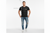 Waterproof Premium Fabric T-Shirt Black