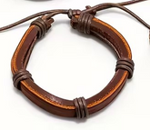 Adjustable Faux Leather Braided Bracelet