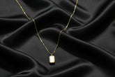 03T122501GD Double Sided Stainless Steel Necklace – Anti-Tarnish & Hypoallergenic