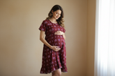 06122502 Elegant Maternity Frock – Comfort Meets Style