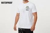 Waterproof Premium Fabric T-Shirt White