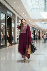 Cotton Kurta Set – Stitched & Elegant