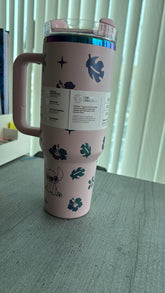 Pink Stanely Tumbler Stylish with straw