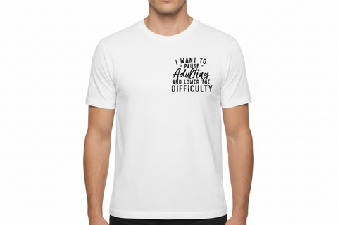 Waterproof Premium Fabric T-Shirt White
