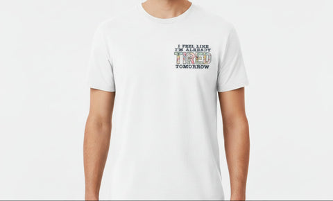 Waterproof Premium Fabric T-Shirt White
