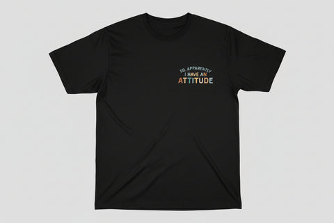 Waterproof Premium Fabric T-Shirt Black