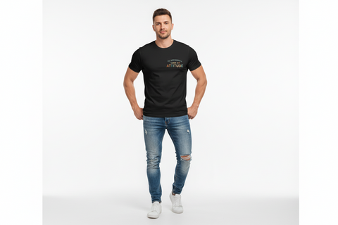 Waterproof Premium Fabric T-Shirt Black