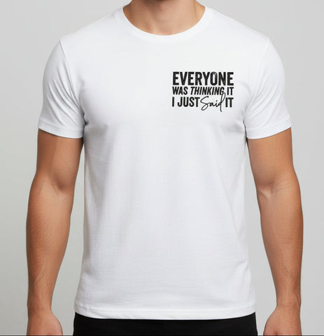 Waterproof Premium Fabric T-Shirt White