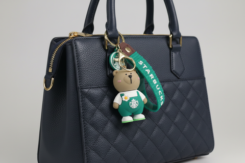 Bear Key Chain - Starbucks merchandise design