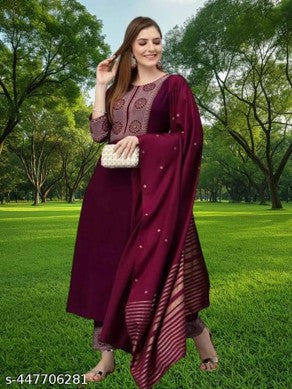 Cotton Kurta Set – Stitched & Elegant