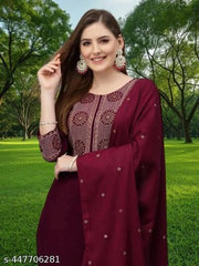 Cotton Kurta Set – Stitched & Elegant