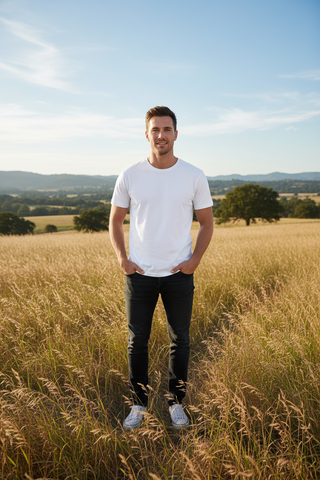 Waterproof Premium Fabric T-Shirt White