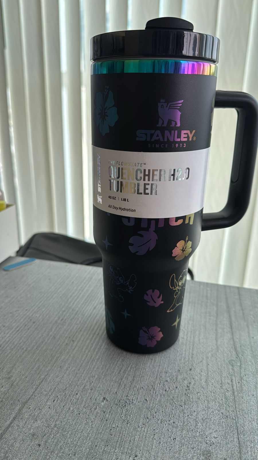 Black Stanely Tumbler Stylish with straw